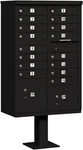 Salsbury Cluster Box Unit With 16 Doors & 2 Parcel Lockerstype Iii ,black ,usps. Fixed Price $3316.89.