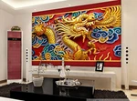 3D Dragon Cloud ZHUA3407 Wallpaper Murals Removable Self-adhesive Amy. Fixed Price $14.31.