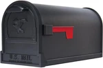 Large Capacity Black Steel Post-mount Mailbox Gibraltar Arlington Series. Fixed Price $94.99.
