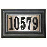 Edgewood Classic Rectangular Plastic Lighted Address Plaque Black. Fixed Price $93.77.