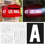 Seloom 148 Pcs Reflective Mailbox Numbers And Letters Stickers DECALS,3" 7 Set. Fixed Price $19.64.