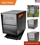 Package Master Curbside Locking Security Mailbox Heavy-duty Black Design. Fixed Price $423.25.