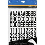 Hillman Adhesive 1-IN. Black Letter & Number Kit. Fixed Price $7.95.