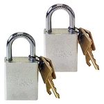 Roadmaster 302 1.0" Hardened Steel Silver Padlocks. Fixed Price $44.16.