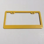 Powder Coated Solar Yellow Stainless Steel License Plate Frame Bracket Holder. Fixed Price $18.99.