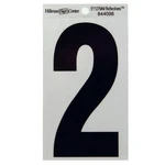 Hillman 5-IN. Black & Silver Reflective Adhesive House Number 2. Fixed Price $6.95.