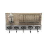 Sagebrook Home 13711 Wood/metal Wall Organizer W/vase, 23.5 X Inches. Fixed Price $75.99.
