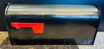Architectural Mailboxes Post Mount Black Metal Standard Item #5117573. Fixed Price $39.88.