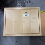 Salsbury Industries 3504 Mailbox, Brass, Doors, Surface Mounted. Fixed Price $347.79.