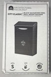Architectural Mailboxes City Classic Wall Mount Black Steel. Fixed Price $16.44.