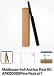 Mailboxes 4X4 Anchor Post Kit APK00000PINE Pack Of 1. Fixed Price $33.59.