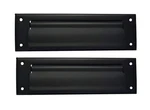 Solid Brass Mail Slot With Interior Back Plate 10" X 3" Matte Bla. Fixed Price $91.68.