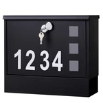 Locking Wall Mount For Outside Jssmst Mailboxes Number And Key. Fixed Price $53.78.