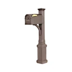 Postal Pro Mailbox Kit Bronze Brown Classic Heavy-duty Corrosion Resistant. Fixed Price $96.57.