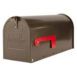 Outdoor Home Mailbox - Brown Galvanized Steel Post Mount 19 8.7 6.7. Fixed Price $89.99.