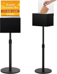 Doublefill 2 Pack Suggestion Donation Box Lock Key Acrylic. Fixed Price $236.66.