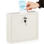 Kyodoled Suggestion With Lock And Slot, Wall Mounted Small Mailbox For Of.... Fixed Price $30.25.