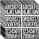 Ynhay 480 Pcs Waterproof 3" Vinyl Alphabet & Number Stickers - Inch, White. Fixed Price $16.88.