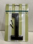 Aged Bronze Mission House Address Number (5 1/2" Tall). Fixed Price $18.49.
