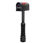 Madison Mailbox And Post Kit, Black. Fixed Price $53.09.