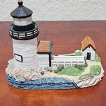 Harbour Lights Brant Point Massachusetts Lighthouse Figurine 1995 Resin. Fixed Price $20.00.