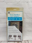 Steel Mailbox Black 4" Post Adapter 3 Mounting Options. Fixed Price $14.99.