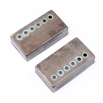 Agp - Aged Relic Chrome Humbucker Cover Set 50MM Pole Spacing #41266. Fixed Price $44.99.