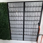Salsbury Industries Steel Wall Mounted Mailbox Silver Lockable 20+ Slots. Fixed Price $2700.00.