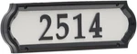 Nite Bright Address Sign, 16" X 4.5", Black Numbers White Reflective Background. Fixed Price $43.10.