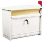 New Solar MSK000W Mailsafe White Usa Large Horizontal Lockable Security Mailbox. Fixed Price $109.99.