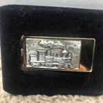 Train Money Clip New Great Fathers Day Gift Gold. Fixed Price $22.18.