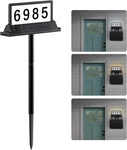 Solar Address Sign For House Numbers Dual-sided Led & Panels,. Fixed Price $69.99.