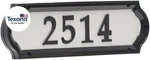 Nite Bright Address Sign, 16" X 4.5", Black Numbers White Reflective Background. Fixed Price $46.93.