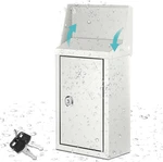 Metal Locking Mailbox Wall Mount Key Drop For Outside Suggestion Mon. Fixed Price $28.99.