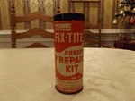Vintage Universal Fix-tite Tire Tube Repair Kit Tin #10 Very Clean. Fixed Price $19.99.