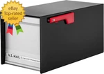 Mailmax Heavy Duty, Modern Steel Metal Post Mounted Box For Outside, Black. Fixed Price $100.61.