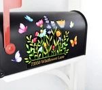 Mailbox Magnet Partial Cover, Custom Wildflowers With Address Or Name. Fixed Price $22.95.