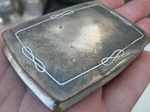 Antique Continental Silver & Enamel Case / Box Unusual Design. Fixed Price $322.32.