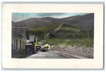 C1920S Mount Washington Railroad At Base Train Locomotor Nh Handcolored Postcard. Fixed Price $29.95.