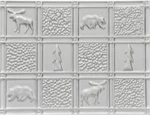 Shanko SK612 Gwen's Cabin Stamped Metal Nail-up Tin Wall And Backsplash Tile (. Fixed Price $304.90.