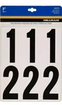 HILLMAN-842274 3" Peel-off Black & White Vinyl Numbers Pack. Fixed Price $6.99.