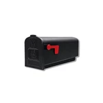 Gibraltar Mailboxes Parsons Classic Plastic Post Mount Black PL10B0AM. Fixed Price $30.95.
