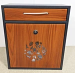 Large Capacity Wall Mount Mailbox 12" 10.5" 4.7" Flower Hollowed Wooden Pattern. Fixed Price $21.50.