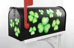 Mailbox Magnet (partial Cover) Shamrocks Set Of 7 Or 3 St. Patrick's Day. Fixed Price $8.25.