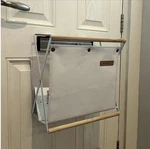 No-drill Letter Box Catcher, Metal Frame, Wooden Handle, Mail Slot Holder New. Fixed Price $39.99.