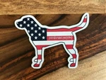 (5 Pack) American Flag Patriot Dog Car Magnet 3" 5" Fridge Mailbox Sign. Fixed Price $7.99.