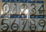 Hillman Modern 5" Floating Standoff Or Flush Mount House Address Numbers Bronze. Fixed Price $6.49.