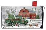 Briarwood Lane Christmas On The Farm Oversized Mailbox Cover. Fixed Price $19.95.
