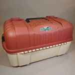 Flambeau 7 Tray Hip Roof Tackle Box Outdoors 20 Inches Long Fishing Beige. Fixed Price $38.99.