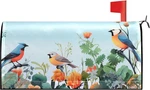 Spring Flowers And Birds 21"X18" Magnetic Mailbox Covers Suitable For 19 "X6.5. Fixed Price $9.74.